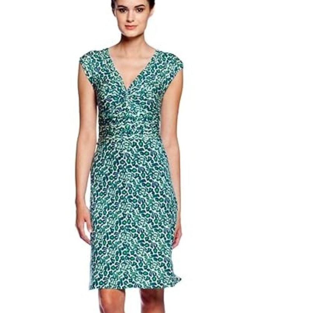Plenty by Tracy Reese Brooke Cap Sleeve Ruched Front Mini Dress S NWT